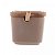 SALEIRO DE CERAMICA TAMPA E COLHER DE BAMBU AREIA WOLFF 9cm - Imagem 3