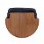 SALEIRO DE CERAMICA TAMPA E COLHER DE BAMBU AZUL WOLFF 10cm - Imagem 5