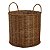CESTO EM RATTAN MARROM MART 31cm - Imagem 1