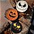 CJ 6 PRATOS DE SOBREMESA COUP TRICK OR TREAT PORTO BRASIL - Imagem 5