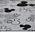 TAPETE ANTIDERRAPANTE DISNEY MICKEY CINZA 136x200cm - Imagem 2