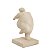 ESCULTURA BAILARINA GORDINHA EM POLIRRESINA BEGE MART 21cm - Imagem 1