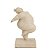 ESCULTURA BAILARINA GORDINHA EM POLIRRESINA BEGE MART 21cm - Imagem 2