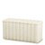 CAIXA EM POLIRRESINA ESTILO MÁRMORE OFF WHITE MART 20,5cm - Imagem 1