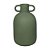 VASO GARRAFA COM ALCA I EM CERAMICA VERDE - 20,5CM - Imagem 1