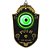 CAMPAINHA DE OLHO VERDE HALLOWEEN SOM E MOVIMENTO 18CM - Imagem 1