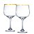 KIT 2 TAÇA PARA GIN CLUB COM FILETE DOURADO 690ml - Imagem 3