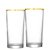 JOGO 6 COPOS PRESTIGE LONG DRINK FILETADO A OURO 300ml - Imagem 2