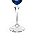 TACA P/AGUA EM CRISTAL LAPIDADO ELIZABETH BOHEMIA 350ml AZUL - Imagem 3