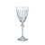 TACA P/AGUA CRISTAL LAPIDADO ELIZABETH BOHEMIA 350ml TRANSP - Imagem 1