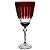 TACA P/ AGUA CRISTAL LAPIDADO ELIZABETH BOHEMIA 350ml VRM - Imagem 1