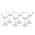 JOGO DE 6 TACAS PARA MARTINI BOHEMIA GASTRO EM CRISTAL 280ml - Imagem 1