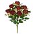 BUQUE DE FLORES ROSA CABBAGE X9 VERMELHO 39cm - Imagem 1