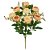 BUQUE DE FLORES ROSA CABBAGE X9 CHA 2 TONS 39cm - Imagem 1