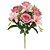 BUQUE DE FLORES ROSAS E LIRIOS X9 ROSA ANTIGO 40cm - Imagem 1