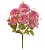 BUQUE DE FLORES CRISANTEMO X7 ROSA 42cm - Imagem 1