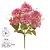 BUQUE DE FLORES CRISANTEMO X7 ROSA 42cm - Imagem 2