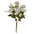 BUQUE DE FLORES ROSA X7 CREME 39cm - Imagem 1