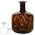 VASO GARRAFA EM VIDRO DECOR MARROM CLARO 21cm - Imagem 2