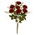 BUQUE DE FLORES ROSA X7 VERMELHO 39cm - Imagem 1