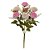 BUQUE DE FLORES ROSA X7 ROSA 2 TONS 39cm - Imagem 1
