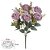BUQUE DE FLORES ROSA CABBAGE X9 ROSA ANTIGO OUTONO 47cm - Imagem 2