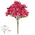BUQUE DE FLORES ASTROMELIA CETIM X15 FUCSIA 2 TONS 34cm - Imagem 2