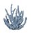 ESCULTURA DECORATIVA CORAL EM POLIRESINA AZUL 16cm - Imagem 1