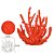 ESCULTURA DECORATIVA CORAL EM POLIRESINA VERMELHO 16cm - Imagem 2