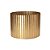 CACHEPOT EM METAL DOURADO MART 14,5cm - Imagem 1