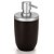 PORTA SABONETE LIQUIDO 500ML PRETO COM CROMO FOSCO - ARTHI - Imagem 1