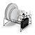 ESCORREDOR BLACK FAN COM PORTA COPOS - ARTHI - Imagem 1