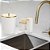 LIXEIRA 5 LITROS COM TAMPA BRANCO/DOURADO FOSCO - ARTHI - Imagem 2