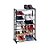 SAPATEIRA 21 PARES TUBO PS ALTO IMPACTO BLACK - ARTHI - Imagem 2