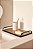 BANDEJA EM MDF COM METAL BEGE MART 38cm - Imagem 2
