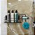 PORTA  SHAMPOO COM SABONETEIRA DUPLA FACE 3M BLACK - ARTHI - Imagem 4