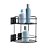 SUPORTE PORTA SHAMPOO DE CANTO DUPLA FACE 3M BLACK - ARTHI - Imagem 2