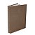 LIVRO CAIXA EM MDF C/ REVESTIMENTO EM LINHO MARROM MART 31cm - Imagem 1