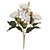 BUQUE DE FLORES ROSA HORTENSIA X5 CREME OUTONO 28cm - Imagem 1