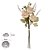 BUQUE DE FLORES PEONIA RAMALHETE C/FITA CREME OUTONO 60cm - Imagem 2
