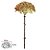 HASTE HORTENSIA CREME MARROM OUTONO 47cm - Imagem 2