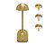 LUMINARIA DE MESA LED EM METAL DOURADO - 30cm - Imagem 2