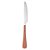 FAQUEIRO 24PC ACO INOX CABO PLASTICO AMADEIRADO MILAO WOLFF - Imagem 3
