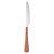 FAQUEIRO 24PC ACO INOX CABO PLASTICO AMADEIRADO MILAO WOLFF - Imagem 2