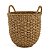 CESTO DECORATIVO  FIBRA NATURAL MART 44CM - Imagem 1
