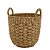 CESTO DECORATIVO FIBRA NATURAL MART 39CM - Imagem 1