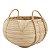 CESTO DECORATIVO FIBRA NATURAL MART 36x45cm - Imagem 1