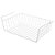 CESTO SUSPENSO ORGANIZADOR DENVER BRANCO MEK 30x24cm - Imagem 1