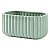 VASO DE CERAMICA NATURALE DECORATIVO VERDE - 8,5x17,5cm - Imagem 1