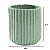 VASO DECORATIVO DE CERAMICA MAGNA VERDE - 14cm - Imagem 2
